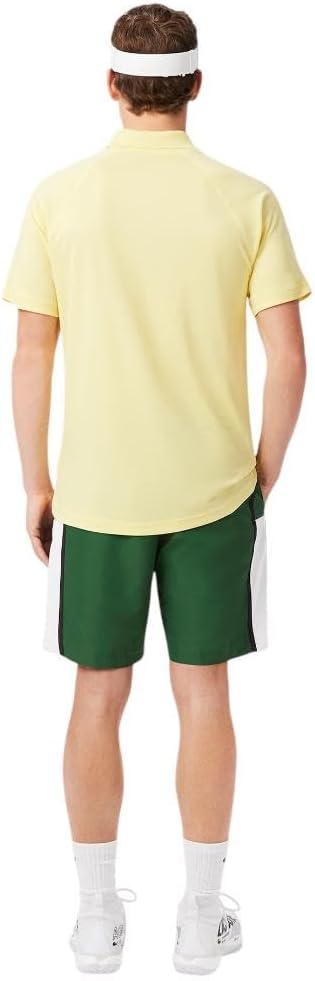 Lacoste Mens Lightweight Colorblock Stripe Tennis Shorts