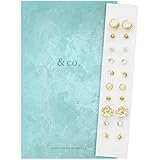 【めざましテレビで紹介されました】 &co. 耳つぼジュエリー 耳ツボジュエリー 純チタン ハロウィン ボディピアス (イエベコレクション, Dタイプ20粒)