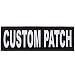 Dogline Custom Bright White Text Patch For Vest Harness Or Collar Customizable Text Personalized Patches with Hook Backing Name Service Dog In Training Emotional Support (1 patch) - 1.5" x 4"