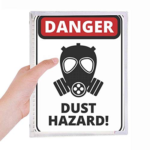Dust Hazard Signs carnet spirale pour éviter les pertes de notes