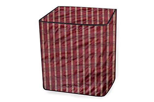 Image of Stylista Washing Machine Cover Compatible for Whirlpool 10.5 kg semi Automatic ACE 10.5 XL Plaid Red
