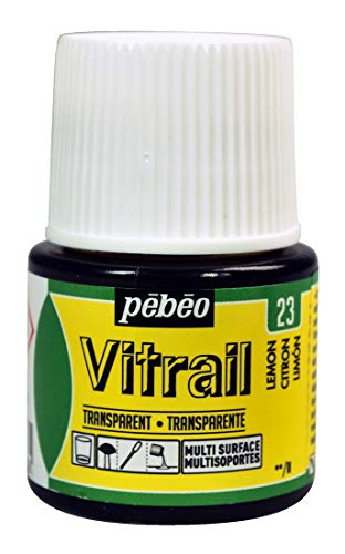 Pébéo 050023 Vitrail 1 Flacon Citron 45 ML