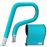 Pool Handrail Cover, 6 Feet Neoprene Zippered Pool Handle Covers, Slip Resistant Rail Grip for Swimming Pool Hand Railing Cover Cyan
