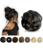 Charmele Messy Bun Hair Piece Human Hair, Hair Buns Hair Piece, Updo Hairpieces for Women Natural...