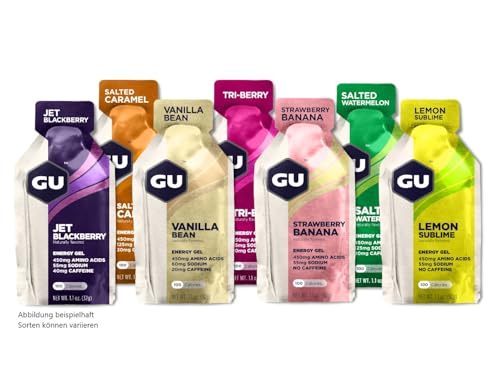 GU Energy Gel zestaw testowy z 7 żelami, różne rodzaje (7 x 32 g)