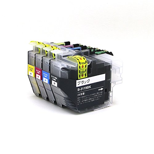 Brother LC3119-4PK 4色パック大容量×5セット 互換インク ISO14001 ISO9001認証工場生産品 ICチップ残量表示対応 安心 対応機種: MFC-J6580CDW / MFC-J6980CDW / MFC-J5630CDW / MFC-J6583CDW / MFC-J6983CDW
