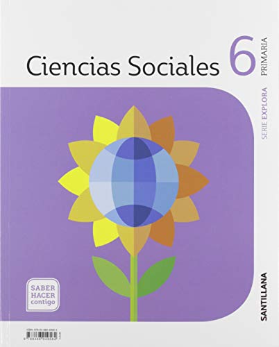 Portada de Ciencias Sociales 6º Educacion Primaria Mec Saber Hacer Ed 2019