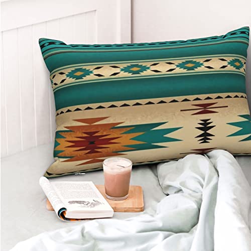 Southwest Aztec Native American Pillow Case Queen Size - Soft Pillowcase 20X30 Inch Durable Easy Care Decorative Bed Pillow Protectors Covers For Skin And Hair #TOP5