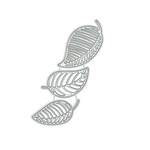 FOLODA Stanzschablone, Blattader DIY Metall Stanzformen Schablone Scrapbooking Fotoalbum Papierkarte Kunst Handwerk Dekor Cover