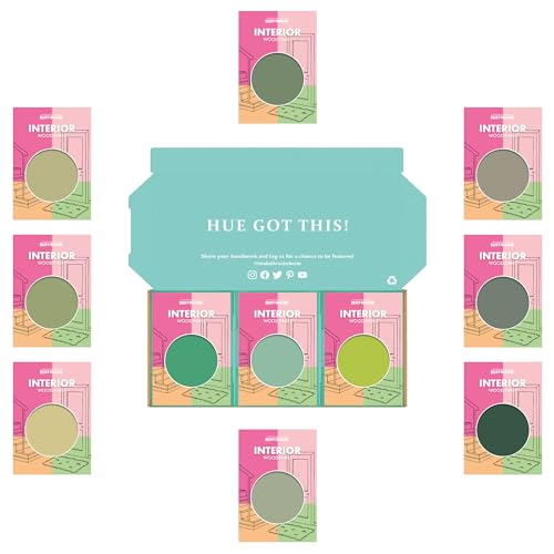 Rust-Oleum Interior Wood Paint in Gloss finish - Rich Greens Tester Box