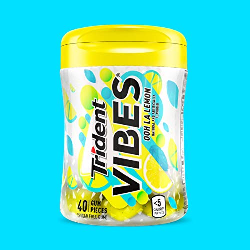 Trident Vibes Gum, Sugar Free, Ooh La Lemon, 3.25 Oz #TOP7