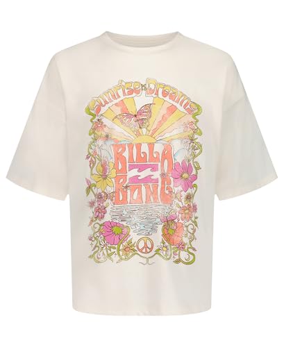 Image of Billabong Girls' Premium Short Sleeve Oversized Fit Graphic T-Shirt
