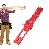 Augmentez votre créativité : notre règle de travail du bois vous permet d'expérimenter différents types de lignes à l'aide de trous différents spécialement conçus. Le poinçonnage précis garantit un marquage précis et vous offre une flexibilité de conception complète pour une finition parfaite pour tout projet.