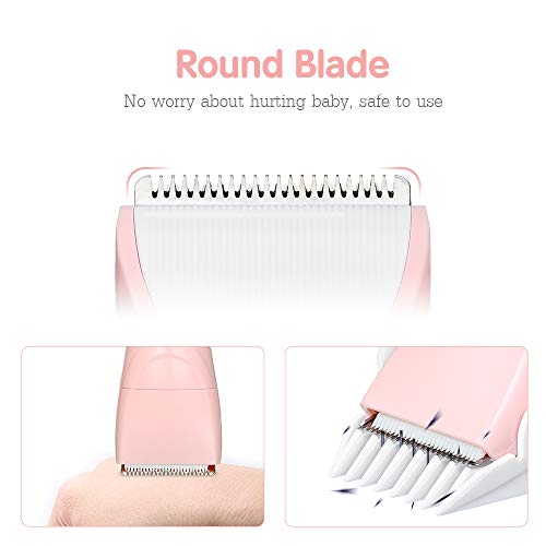 Sangmei Tosquiadeira de cabelo do bebê À Prova D 'Água Silencioso Recarregável Fácil Operação Apara