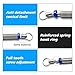 GRANDI Car Trunk Lift Spring, Trunk Lid Spring Automatic Lifter, Metallic Hydraulic-Free Automobile Automatic Lifting Spring Device, Universal for Most Cars Modification Accessories (Silver)