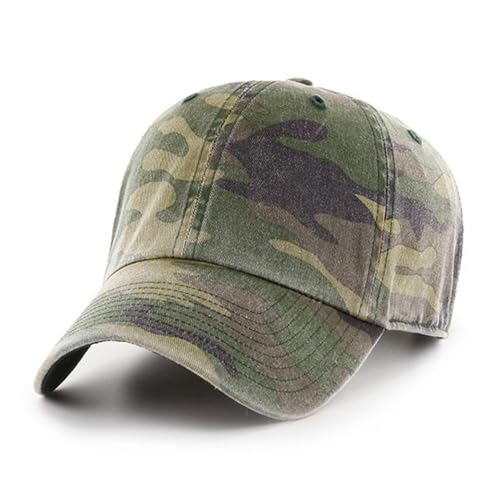 47 Classic Clean Up Adjustable Dad Hat Cap - One Size (US, Alpha, One Size, Camo)