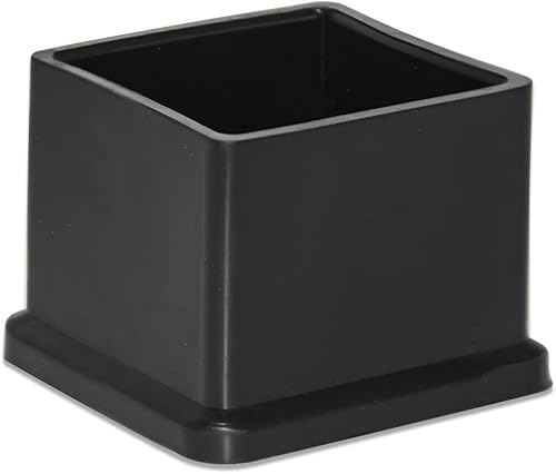 Miniatura 130 de Flyshop 8 tapas para patas de sillas de patio, de PVC, protectores de suelo cuadrados para patas de silla, fundas cuadradas para muebles, 3/4 PVC