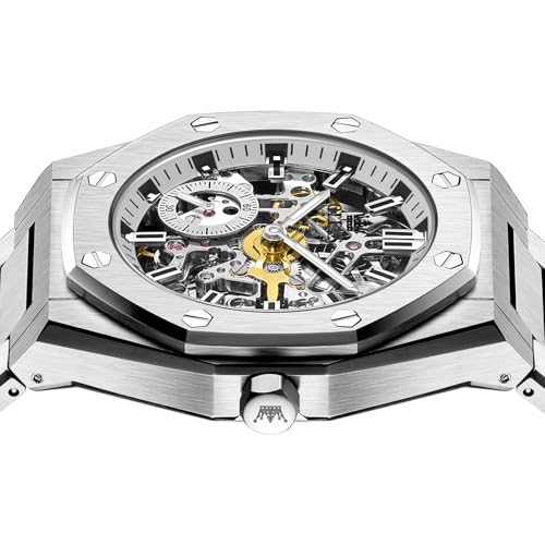 Image of OLEVS Automatic Mens Watch Self Winding Stainless Steel Gold Watch for Men