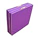 Abaodam 1 cojín de Gimnasia de 180 x 60 x 5 cm, 3 Pliegues, Esterilla de Yoga para Bailar en casa, Ejercicio para Sentarse, cojín (Morado)