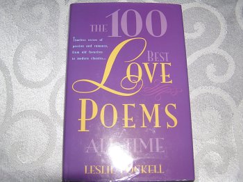 Hardcover The 100 Best Love Poems of all time Book