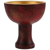 Cabilock Big Chalice Holy Grail Cup: Vintage Chalice Wine Drinking Goblet Cup Journal And Chalice Gothic Drinking Vessel - Ideal Novelty Gothic Father Day