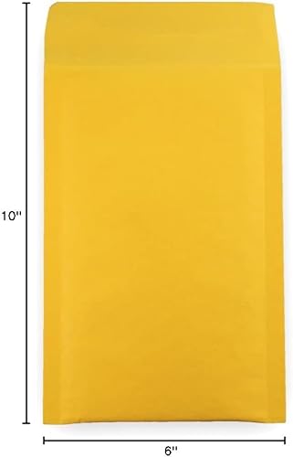 Miniatura 6 de 20 EcoSwift Tamaño #0 6 x 10 sobres de burbujas de papel de estraza autosellantes a granel, suministros de envío, materiales de embalaje, sobres