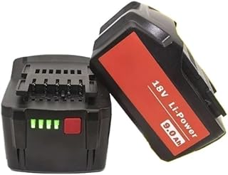 18V 9000mAh Battery Compatible for Metabo Cordless Power Tools(9000mah 2pcs)