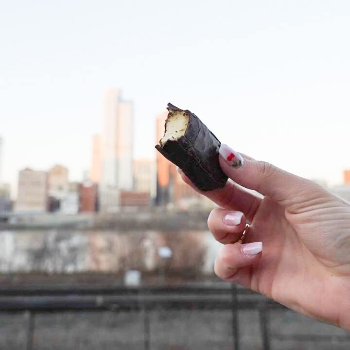 Built Bar 12 Pack High Protein Energy Bars | Chocolate Covered Cookie Dough | Low Carb | Low Calorie | Low Sugar | Delicious Protien | Healthy Snack (Banana Cream Pie)