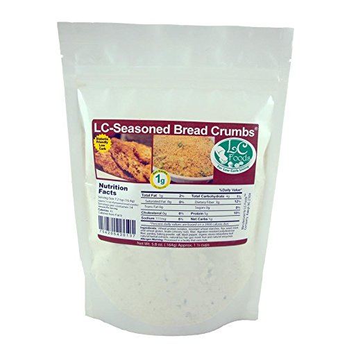 Buy Low Carb Seasoned Bread Crumbs LC Foods All Natural Sugar