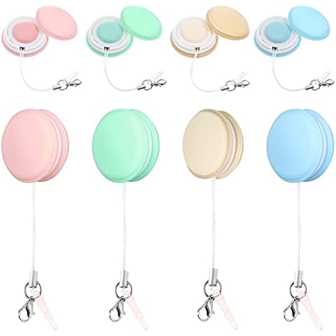 NUOBESTY 8pcs Phone Screen Cleaner Cellphone Touch Screen Cleaner Macaron Shape Smartphone Cleaning Wipes Brush Handbag Pendant Keychain Charm for TV Monitors Glass Lens Random Color Cover