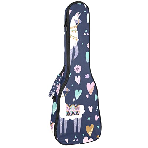 Sac à dos ukulélé robuste et rembourré 10 mm finitions bleu alpaga