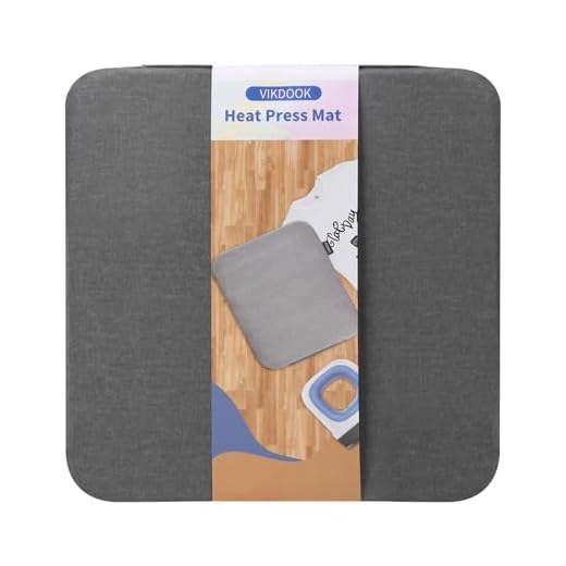 VIKDOOK Heat Press Mat Easy Press Mat Kompatibel mit Cricut Easypress 2 8"X10" 12"X12" Matte für T-Shirt HTV Vinyl Craft Bügeltransferprojekte