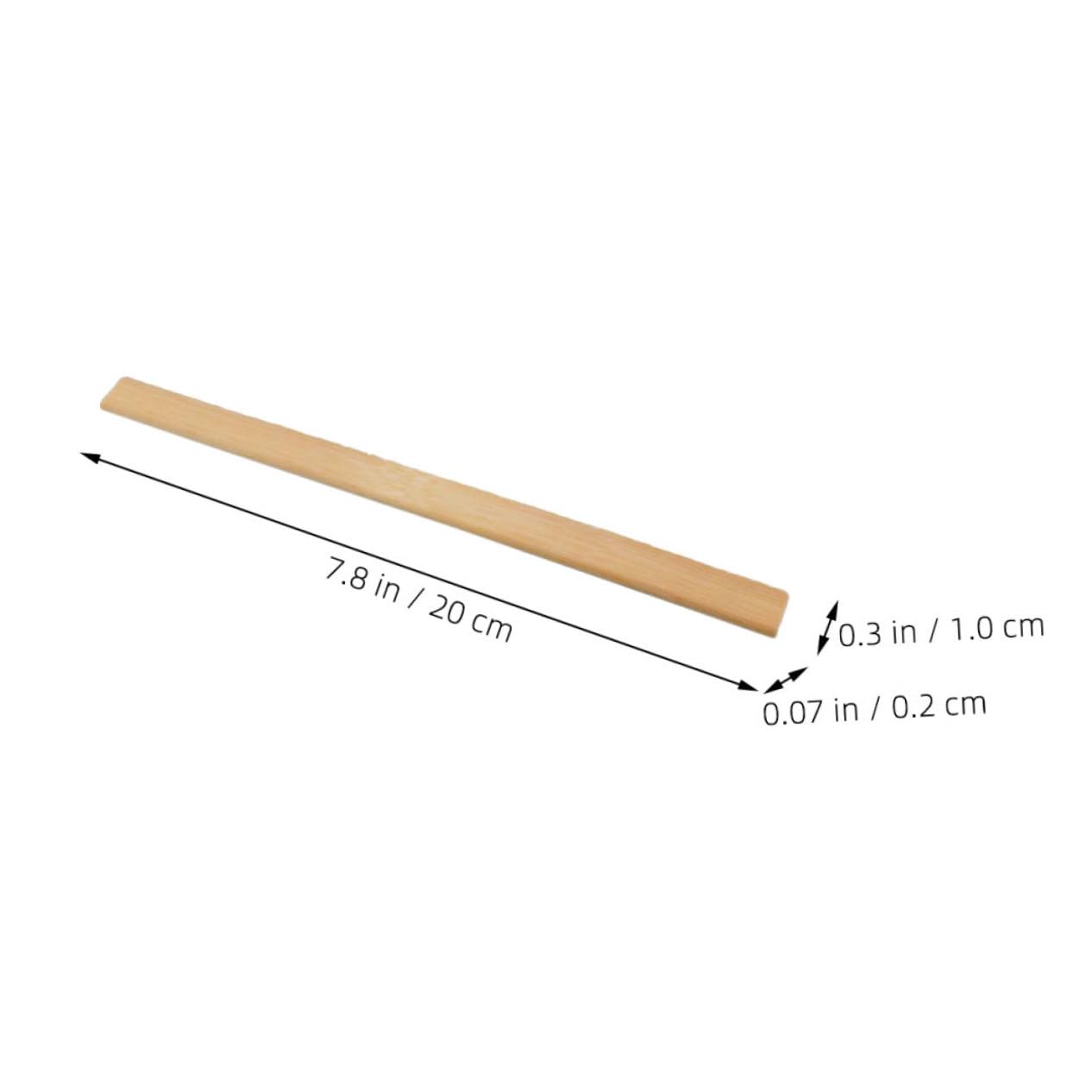 MUCKLILY 50pcs Drink Stirrers for Coffee Cocktails Smooth Mixing Rods for Milk Sugar Lightweight for Cafes Parties Events Home Use