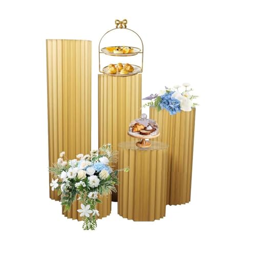Présentoirs cylindriques ronds pliables pour surélever vos centres de table