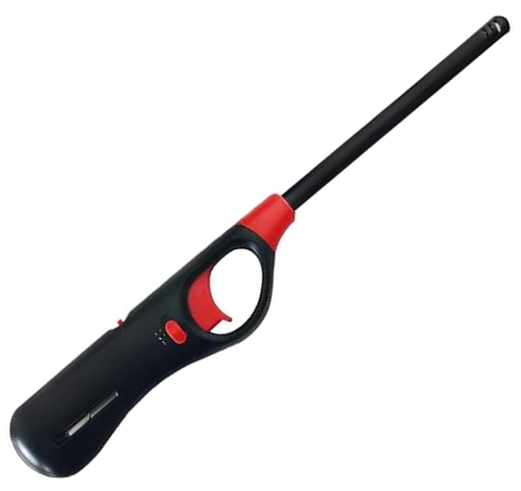 Handi Flame BBQ Grill Click Lighter Refillable Candle Fireplace Kitchen Stove Wind Resitent Long Stem