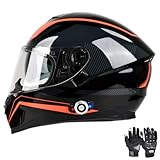 Used Like New/ Very Good FreedConn BM12 Full Face Bluetooth Integrated Motorcycle Helmet Dual Visor
