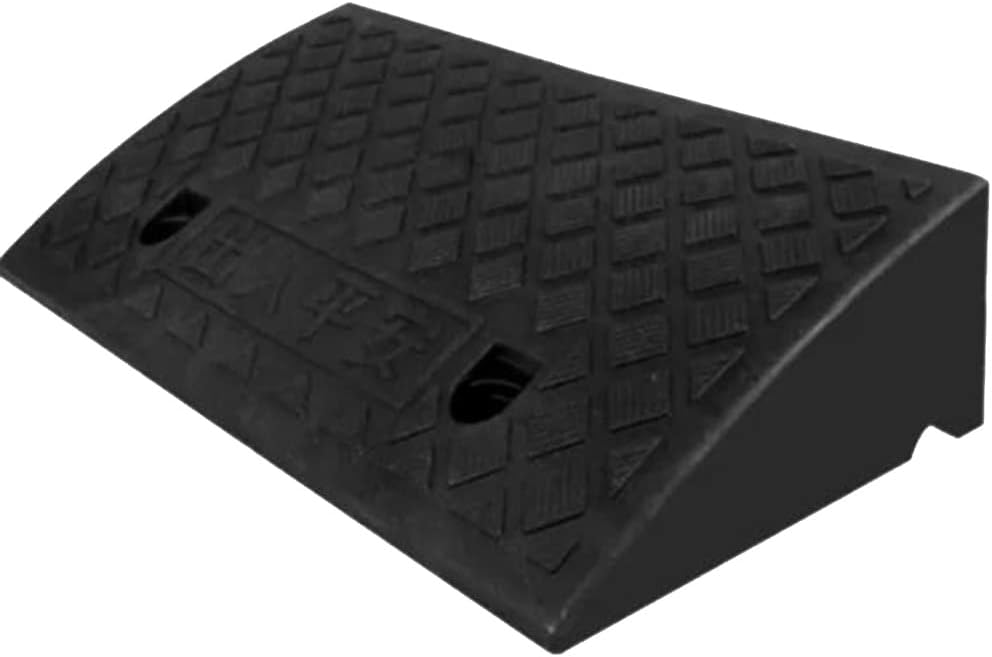 Wheelchair Mobility Scooters Stairs Ramp - Non-Slip Curb Ramp for Driveway, 600 Lbs Load Capacity - 1in/ 2in/ 3in/ 4in/ 5in/ 6in/ 7in/ 8.5in Rise Threshold Ramp