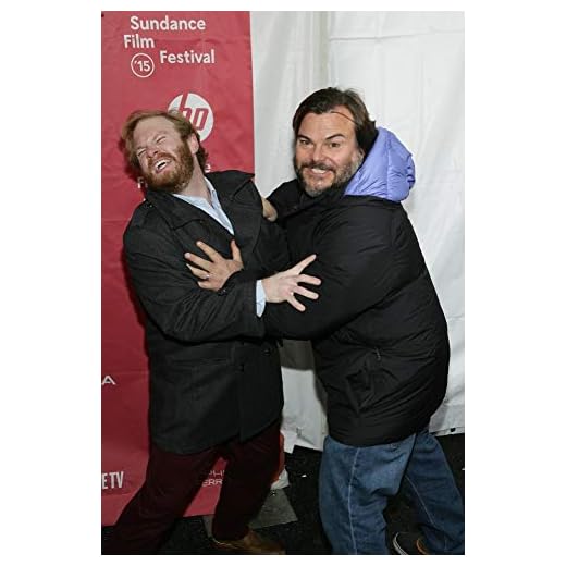Henry Zebrowski, Jack Black At Arrivals For The D Train Premiere At The 2015 Sundance Film Festival, Library Center Theatre, Park City, Ut January 23, 2015. Photo By James AtoaEverett Collection Celebrity (16 x 20)