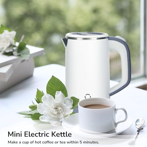 Hervidor Eléctrico de Viaje Compacto Acero Inoxidable 600W miniatura 4