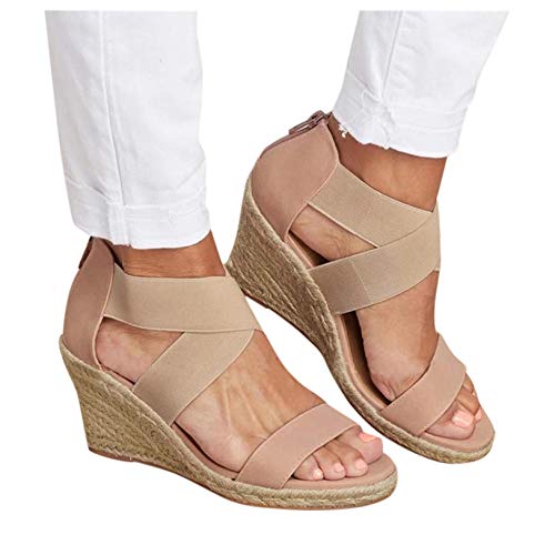 High heel beach sandals shoes women hihg wedge sandals dress shoe…
