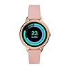 Fossil-Womens-Gen-5E-42mm-Stainless-Steel-Touchscreen-Smartwatch-with-Speaker-Heart-Rate-Contactless-Payments-and-Smartphone-Notifications Fossil 42mm Gen 5E Stainless Steel and Silicone Touchscreen Smart Watch, Color: Rose Gold, Pink (Model: FTW6066)