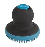 Fancy Fur FURemover Soap Dispensing Scrubber Brush, Pet Grooming Hand Brush, Reduce Shedding During Bath Time, Natural Rubber Pet Brush, Colors May Vary