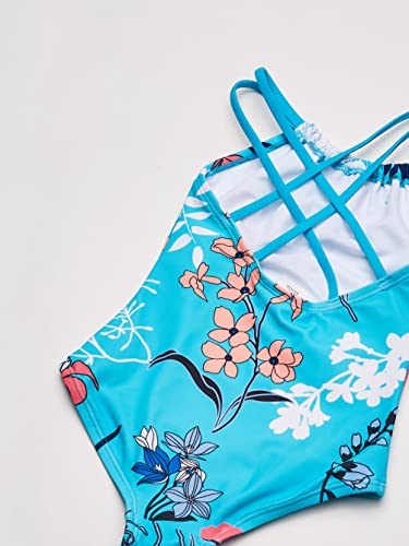Image of Kanu Surf Girls Jasmine Beach Sport Halter One Piece Swimsuit