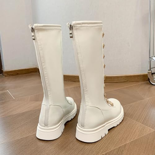 Bottes hautes tendance pour filles finitions classiques équitation occidentale - 2