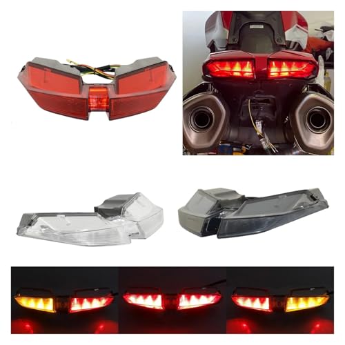 Ducati Hypermotard con luz trasera roja y función de intermitentes integrados 4