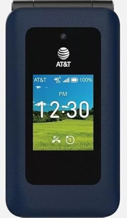 AT&T Cingular Flex 2 Smart Flip, 4GB, Unlocked Phone Classic Navy