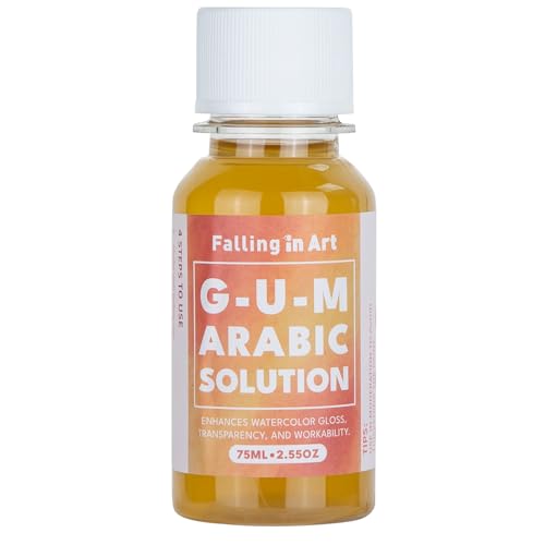 Falling in Art Gum Arabic Solution for Watercolors