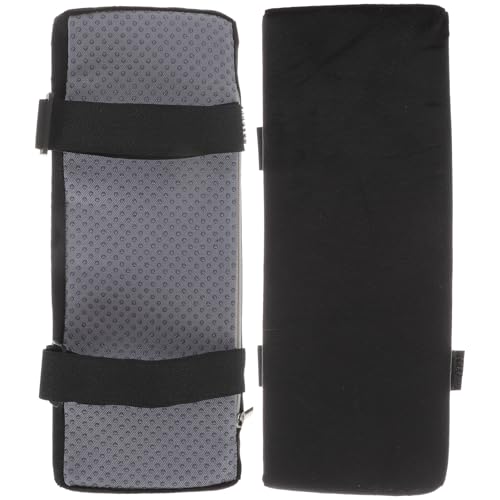 PRETYZOOM Household Chair Armrest Cushion Height Soft Sponge Armrest Pads Elbow Pressure for Office Computer Gaming Chairs Comfortable Arm Support Covers Random Color