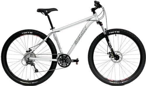 2014 Gravity 29 Point 1 Shimano Deore 27 Speed Suntour XCT Front Suspension 29er Mountain Bike Bicycle (Silver, 21 inch)