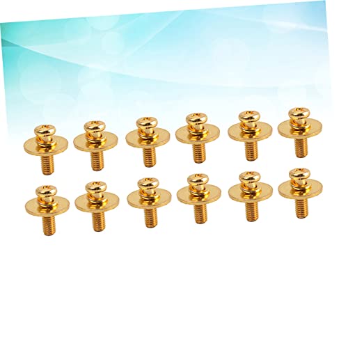 ibasenice 10pcs Golden Drum Lug Mounting Screws Washers Ear Screws for Snare and Drum Parts Essential Accessories for Drummers miniatura 7
